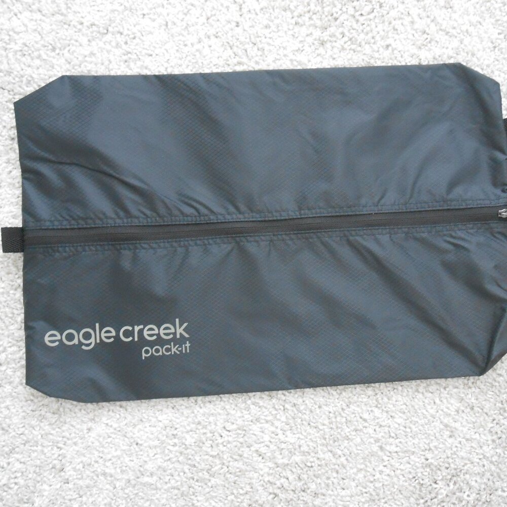 Eagle Creek Black Travel Shoe Sack NWOT 16.5" x 11"